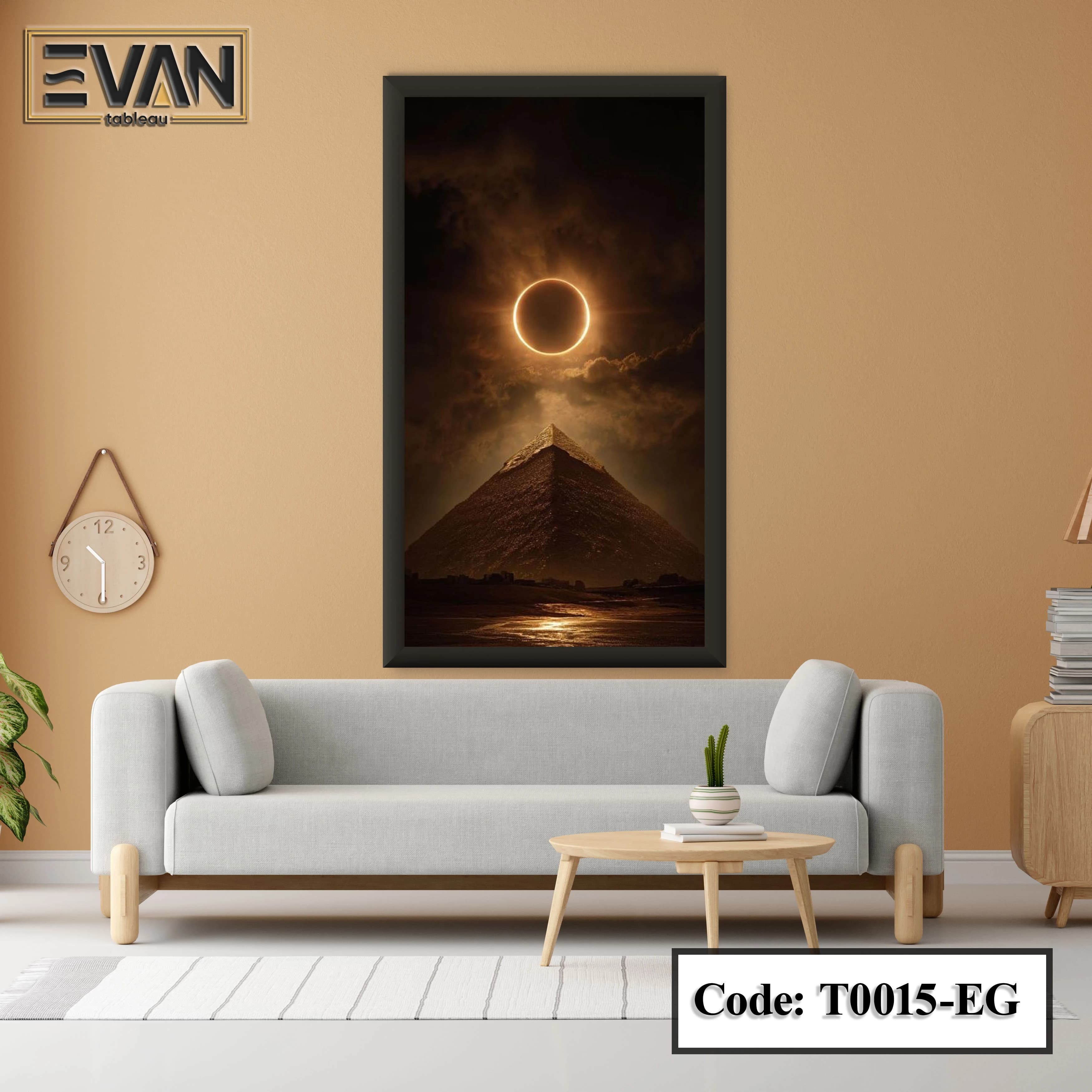 Giza's Golden Eclipse