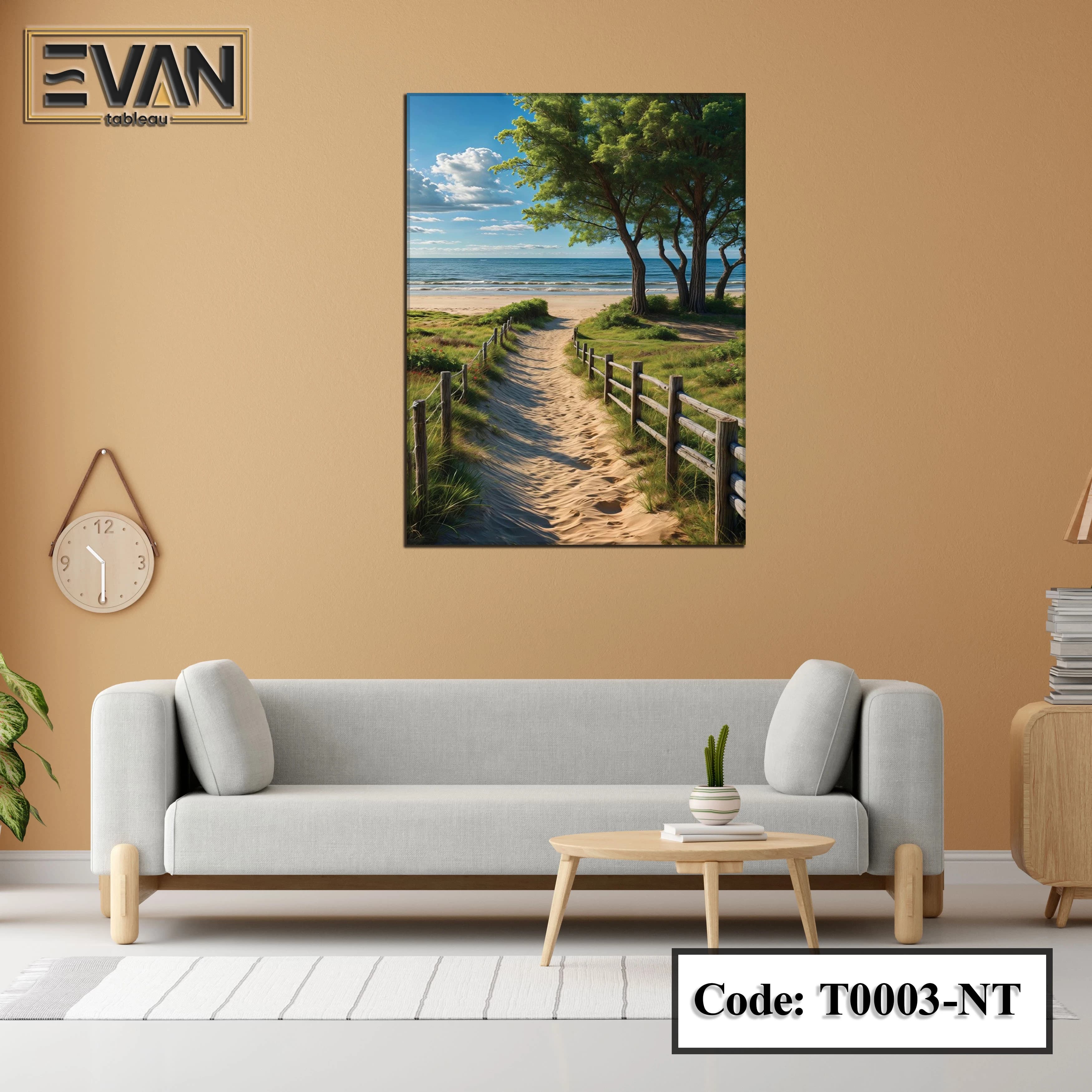 Nature Wall Art: Pathway to the Shore