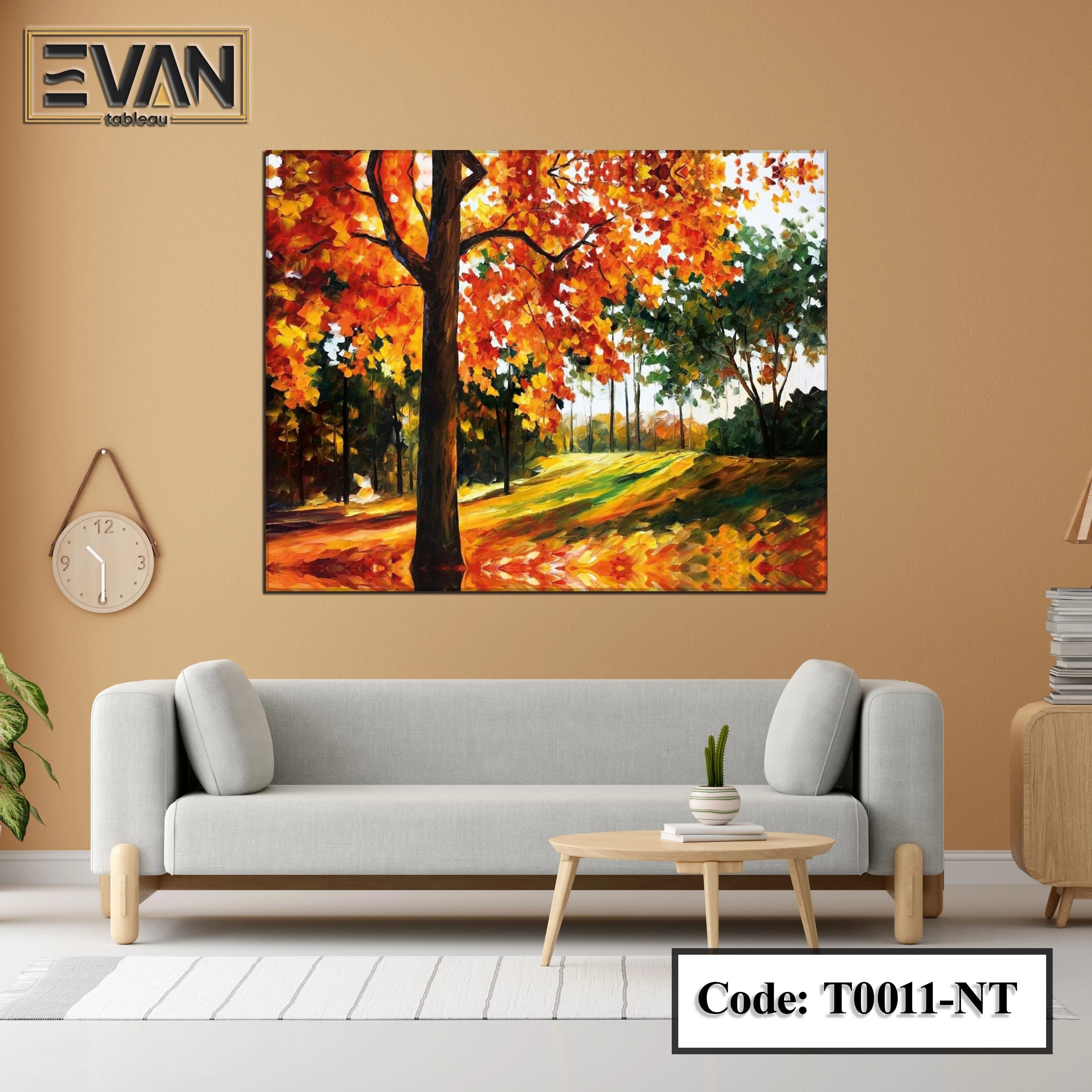 Nature Wall Art: Symphony of Autumn Strokes