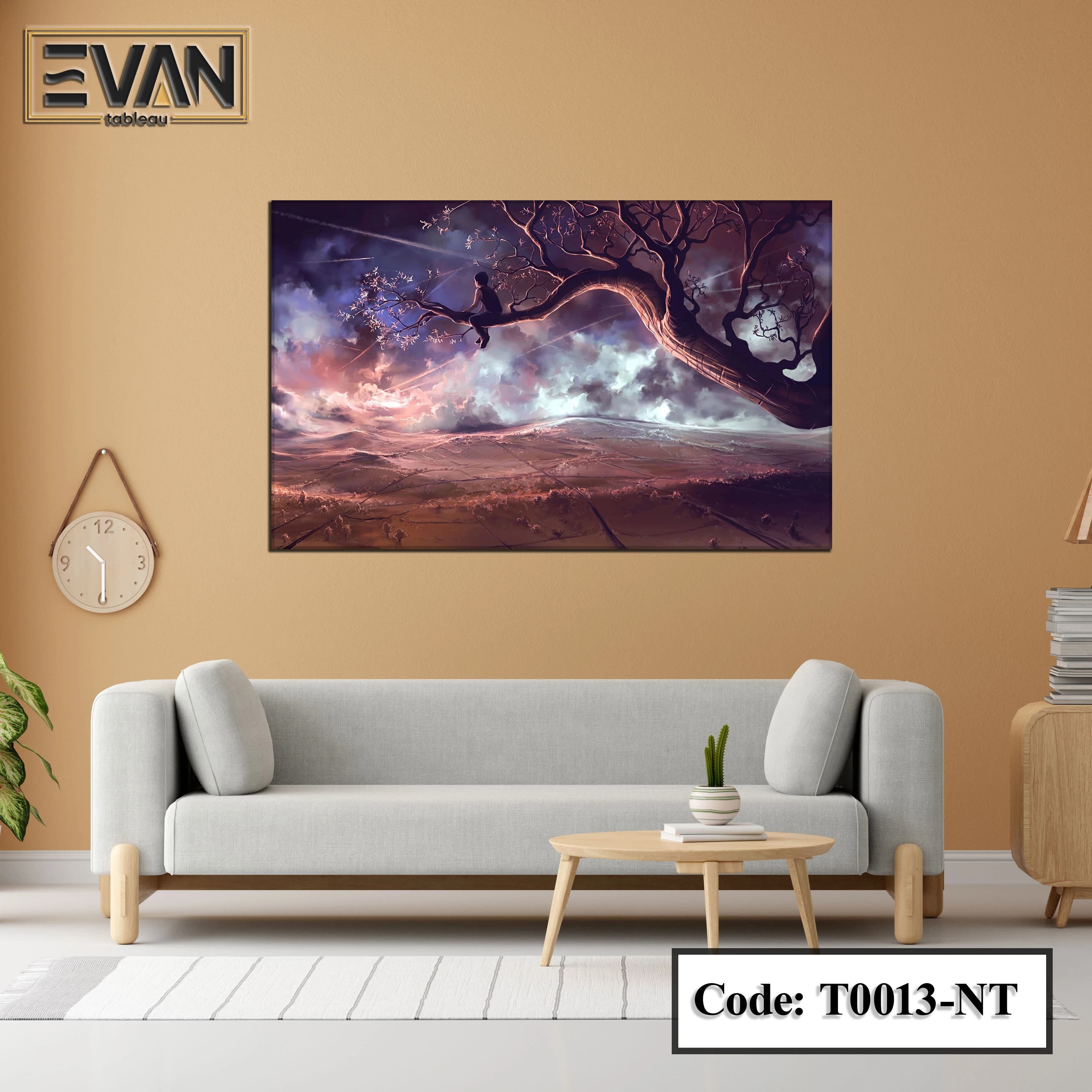 Nature Wall Art: Perched Above the Clouded World