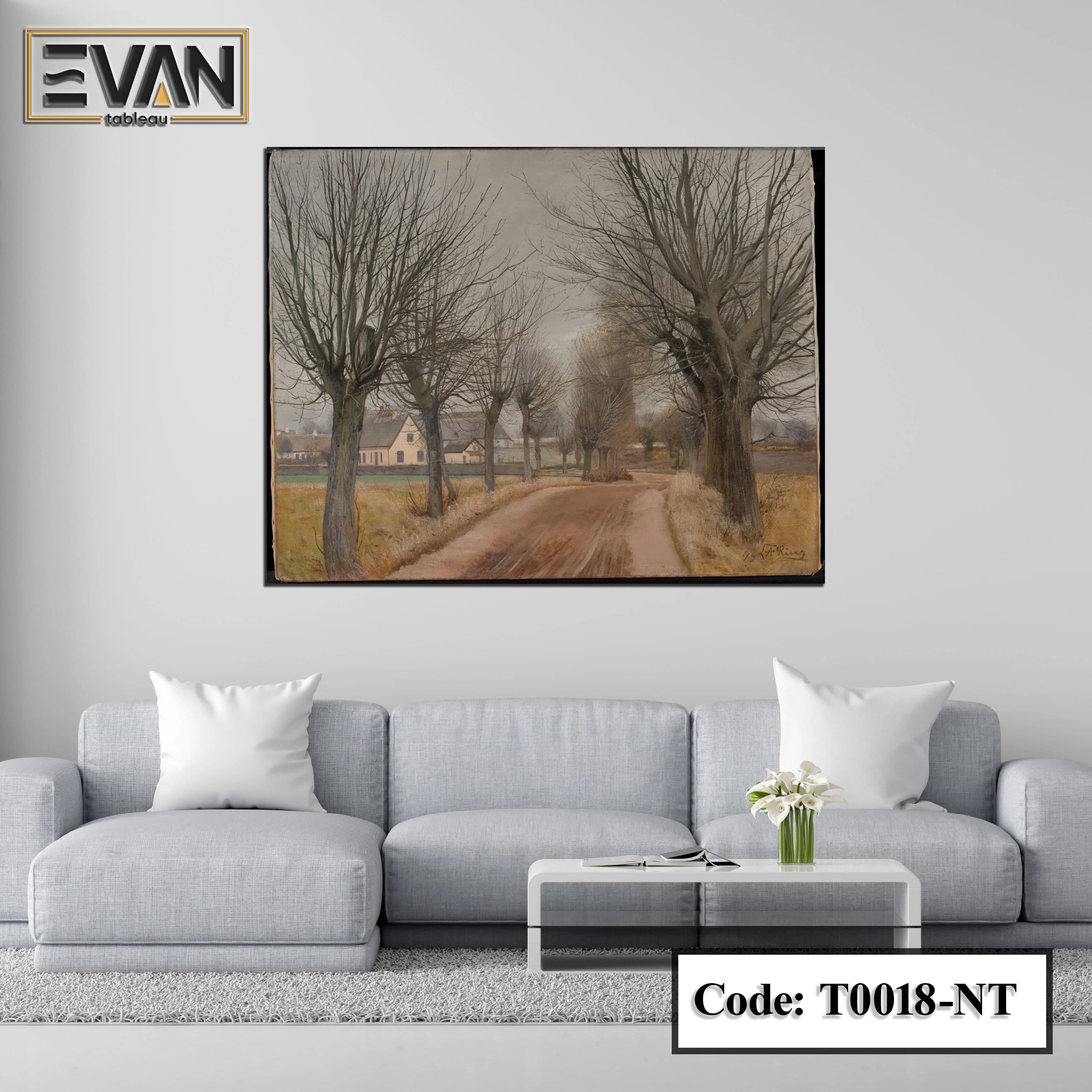 Nature Wall Art: The Quiet Country Lane