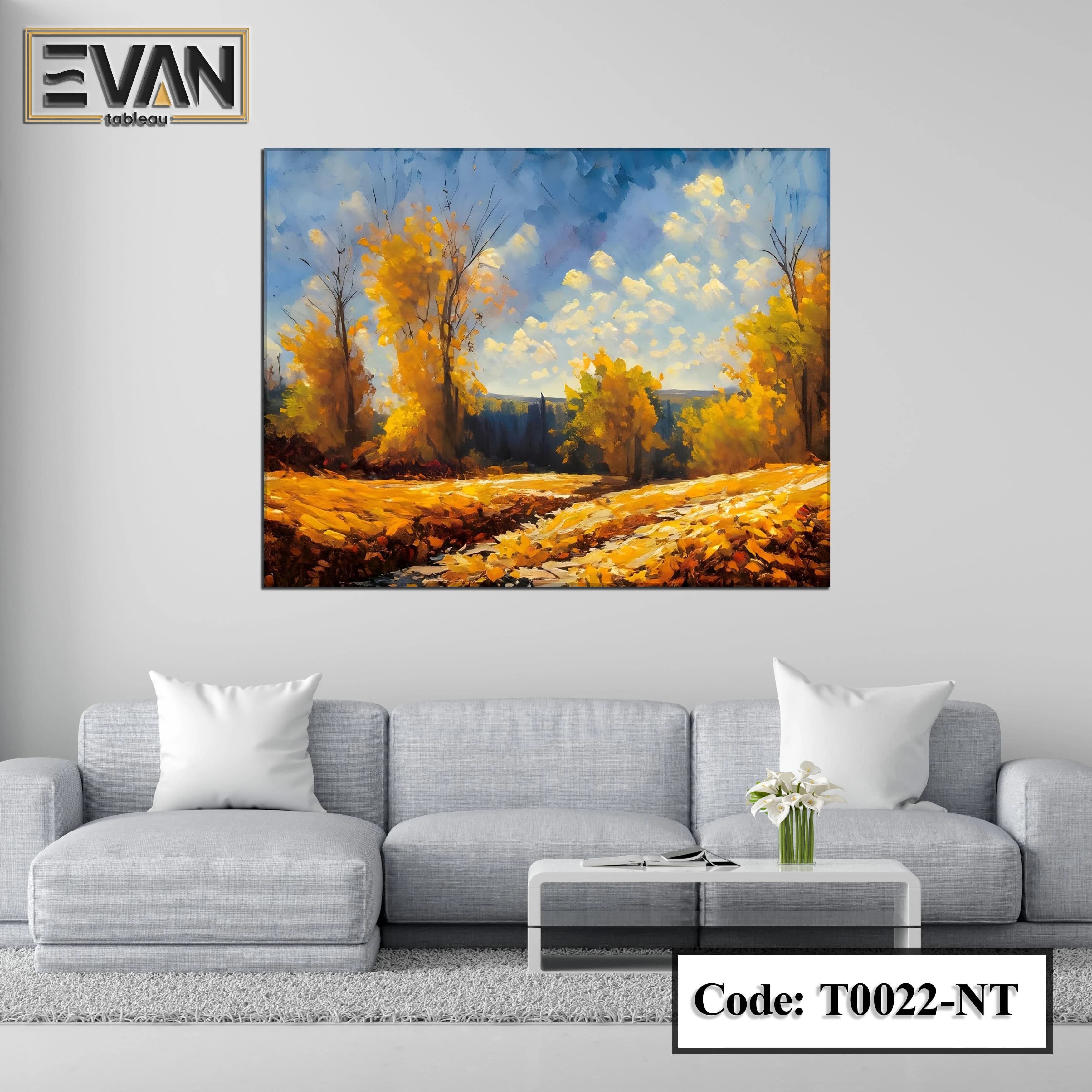 Nature Wall Art: Golden Glade Impressions