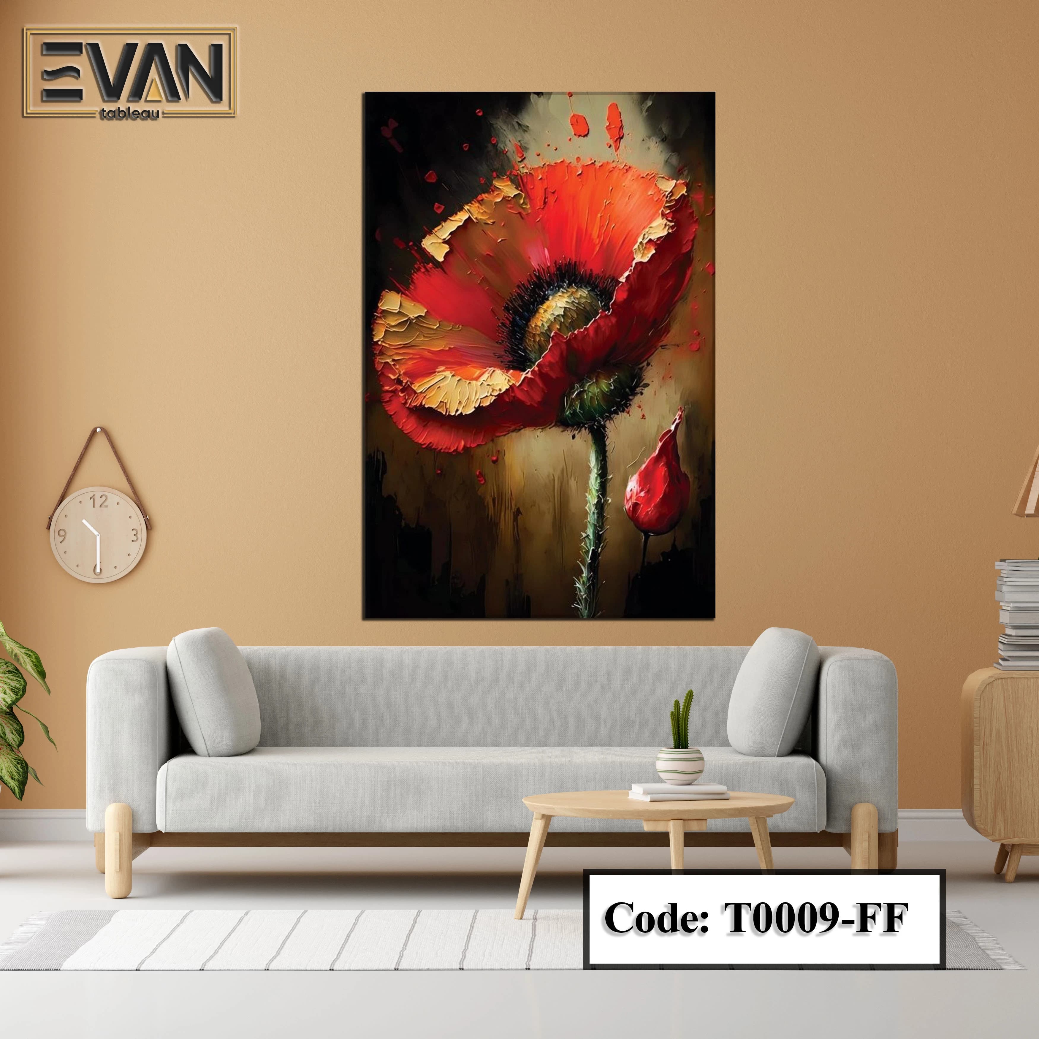 Flower Wall Art Canvas Print