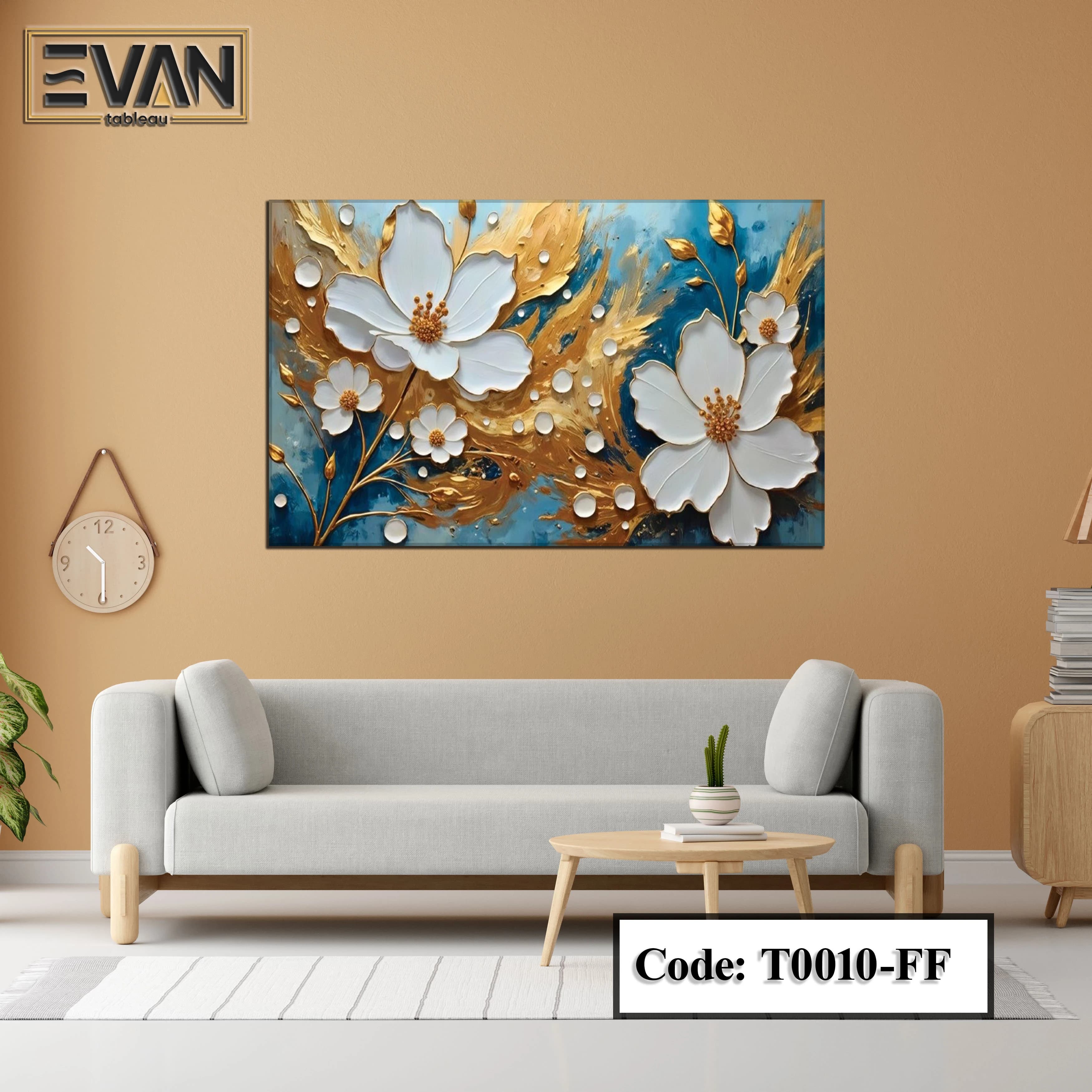 Flower Wall Art Canvas Print
