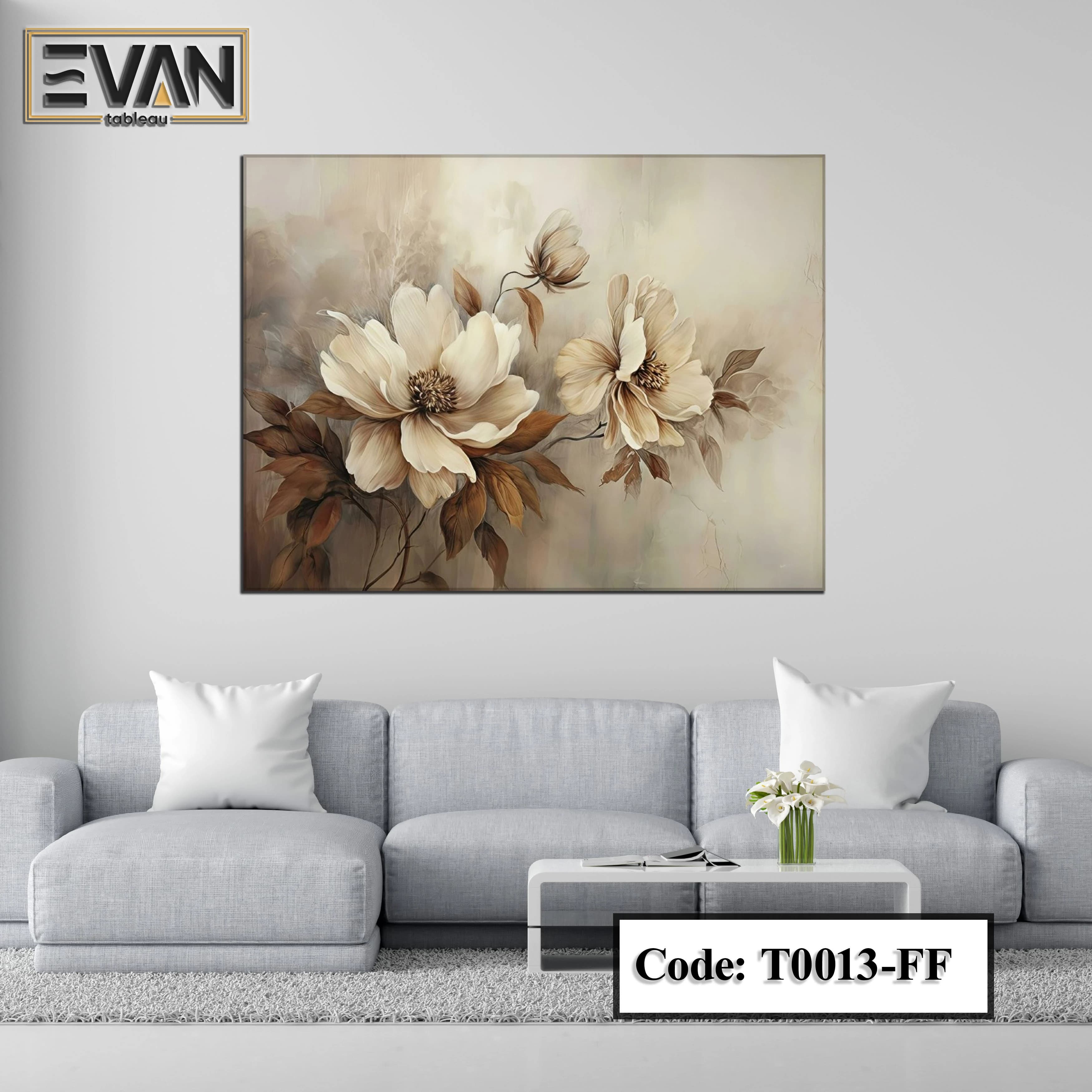 Flower Wall Art Canvas Print
