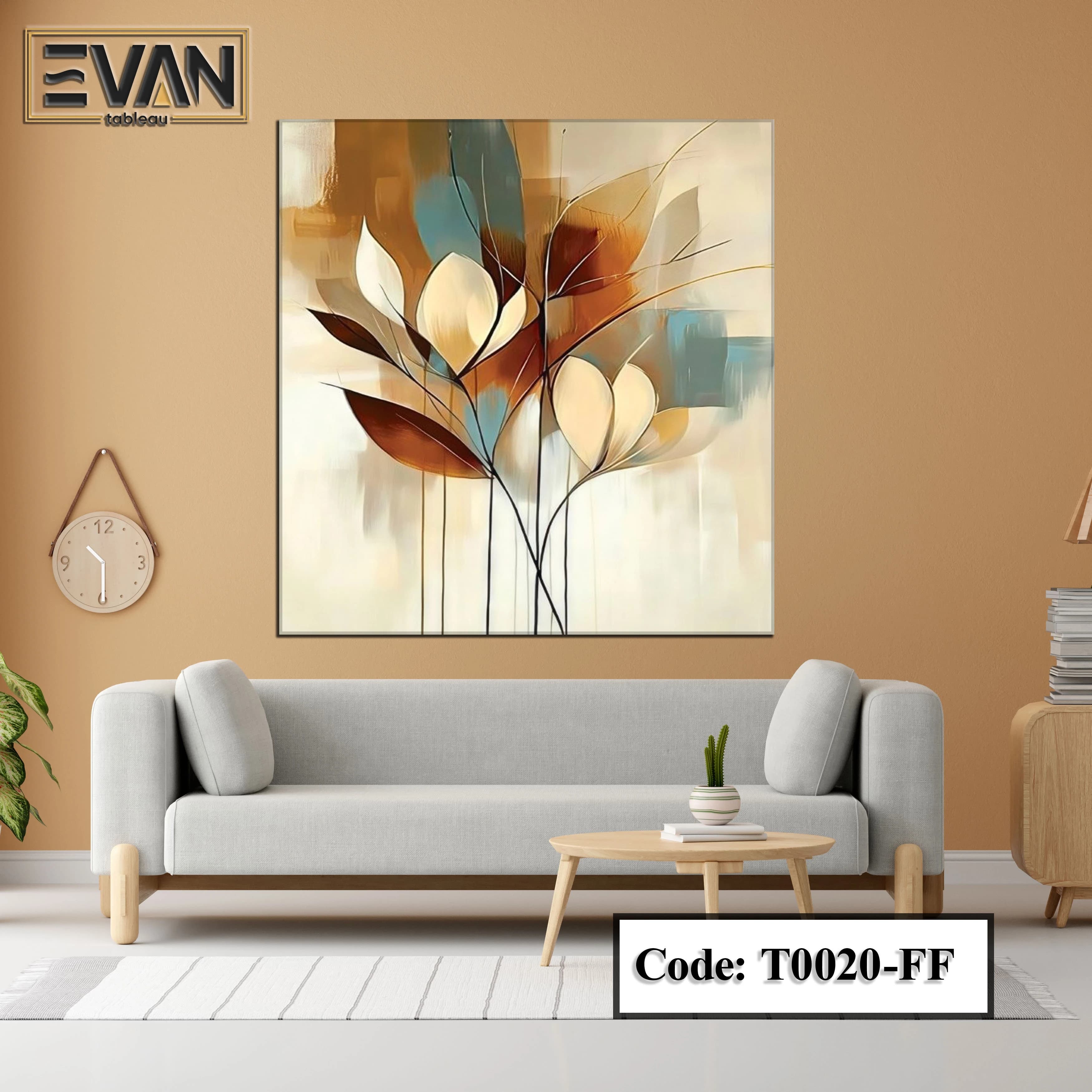 Flower Wall Art Canvas Print