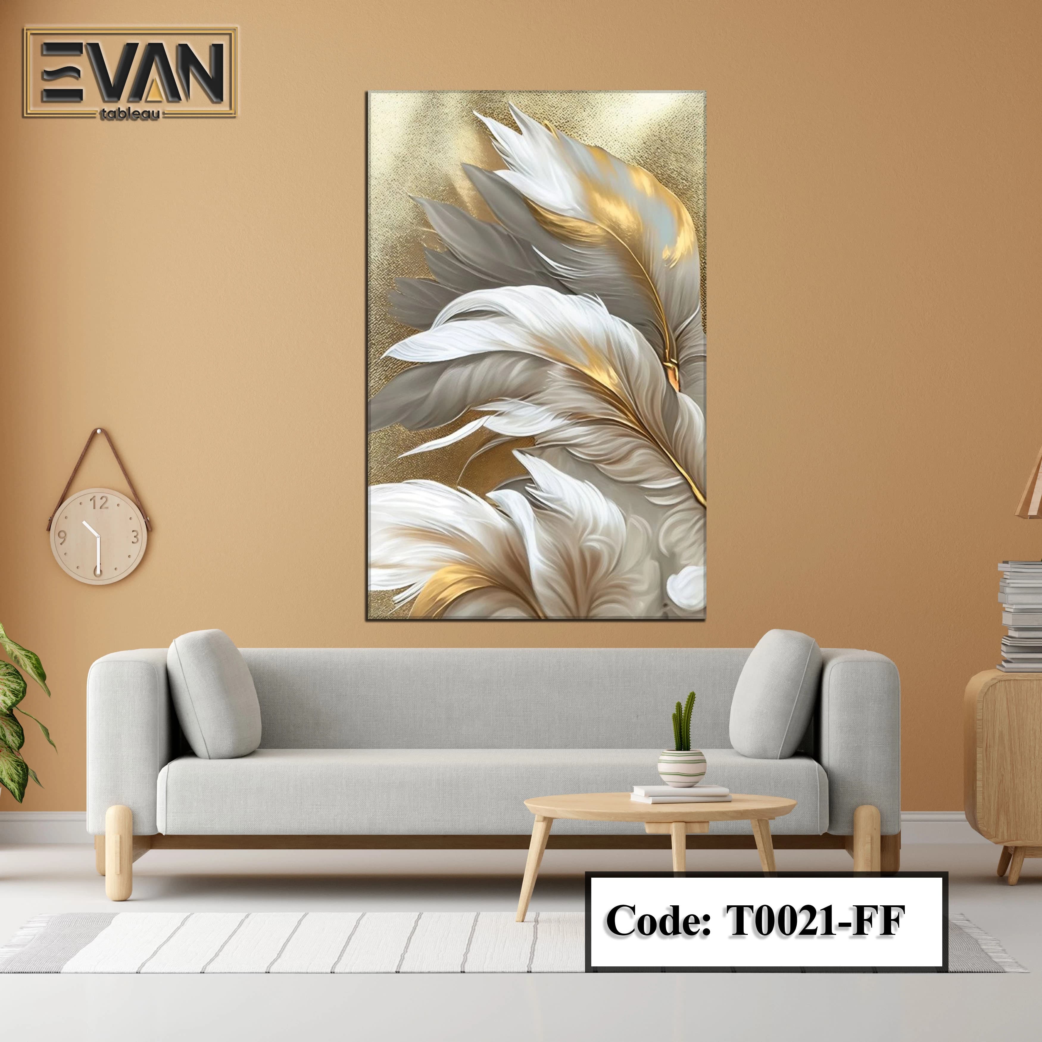 Feather Wall Art Canvas Print