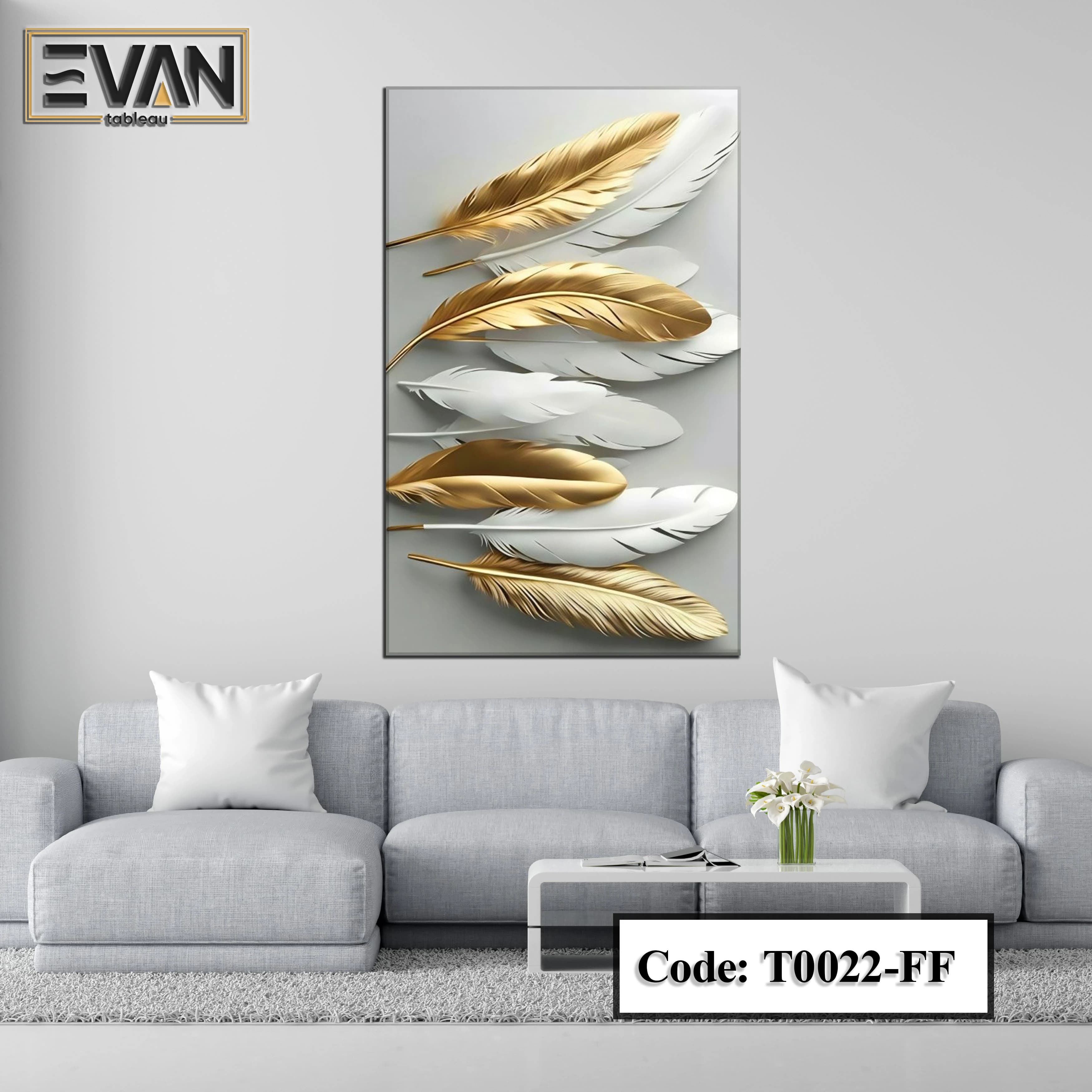 Feather Wall Art Canvas Print