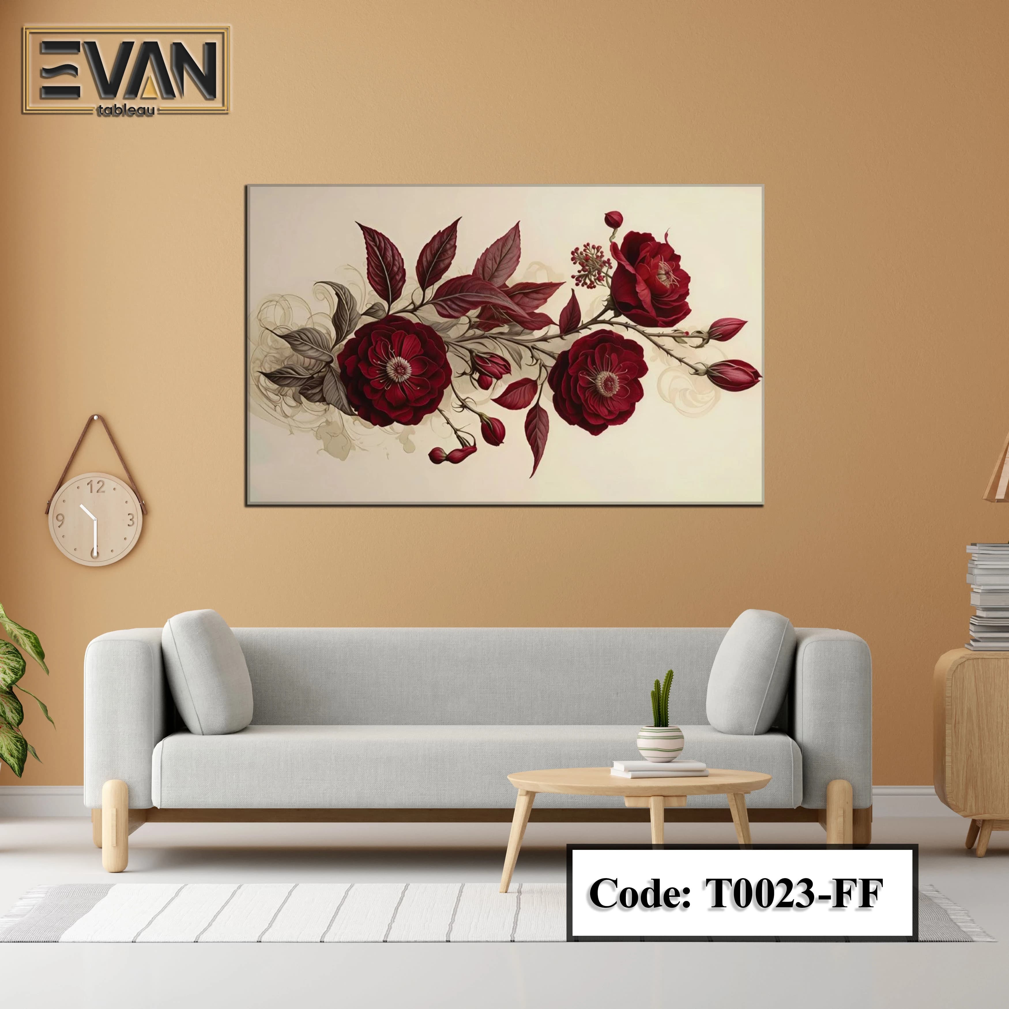 Flower Wall Art Canvas Print
