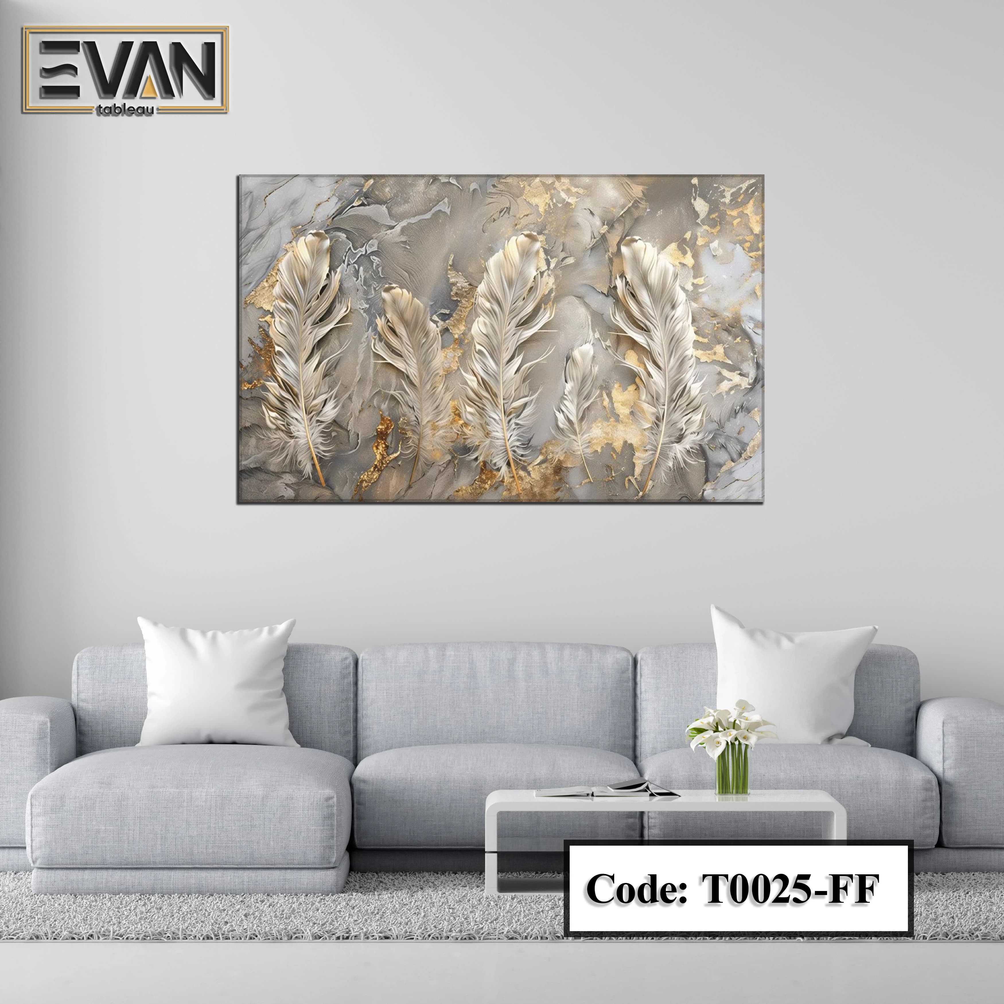 Feather Wall Art Canvas Print