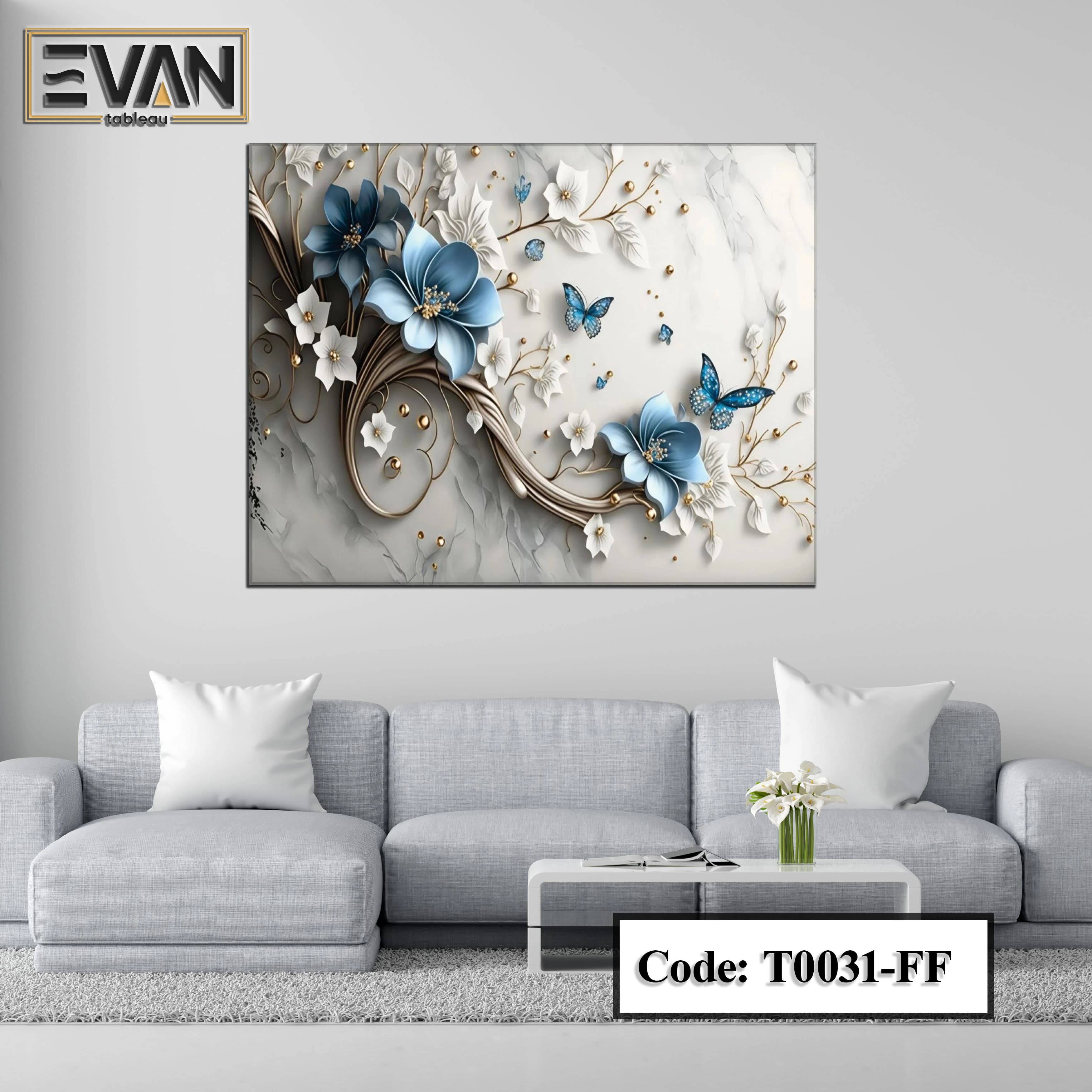 Flower Wall Art Canvas Print