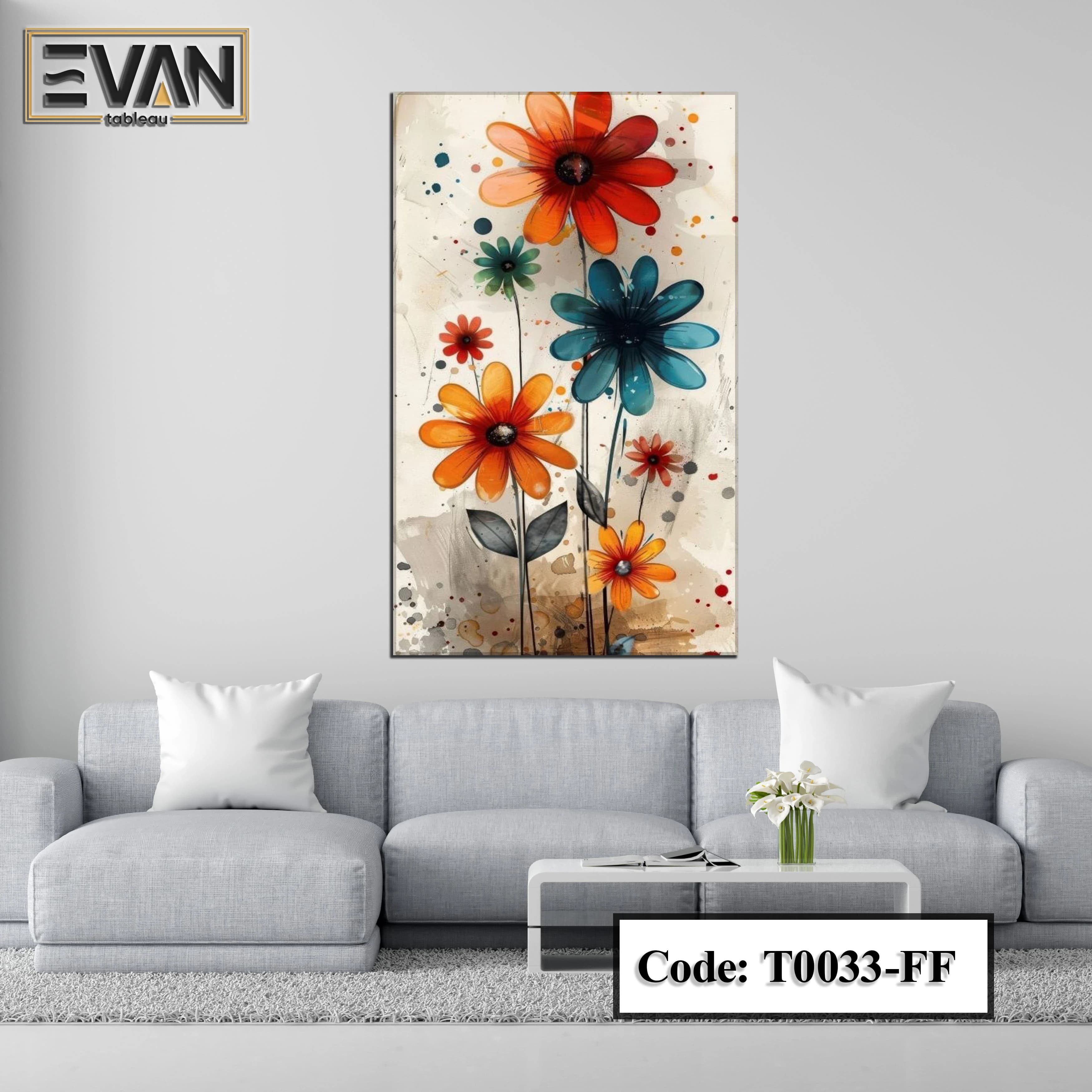 Flower Wall Art Canvas Print