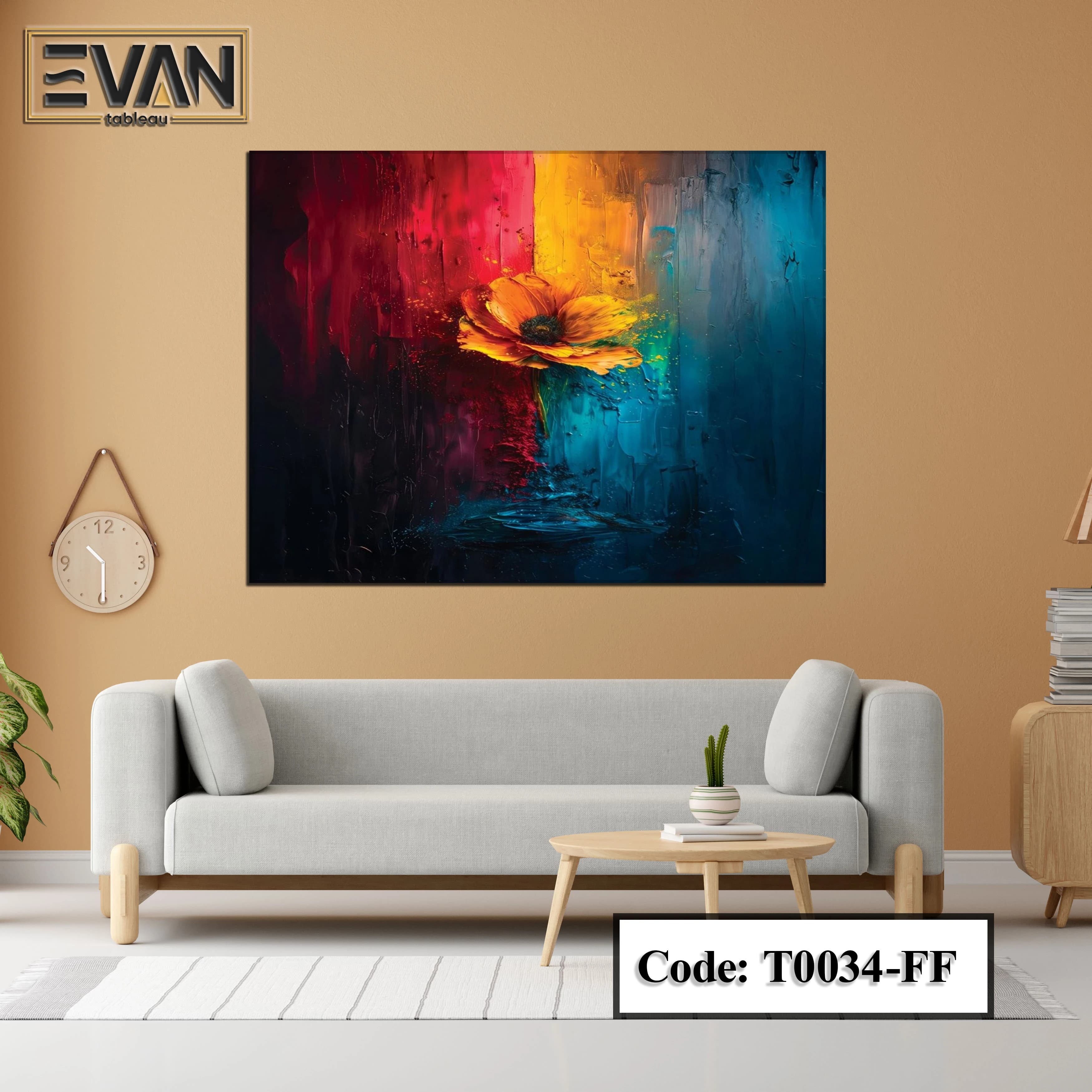 Flower Wall Art Canvas Print