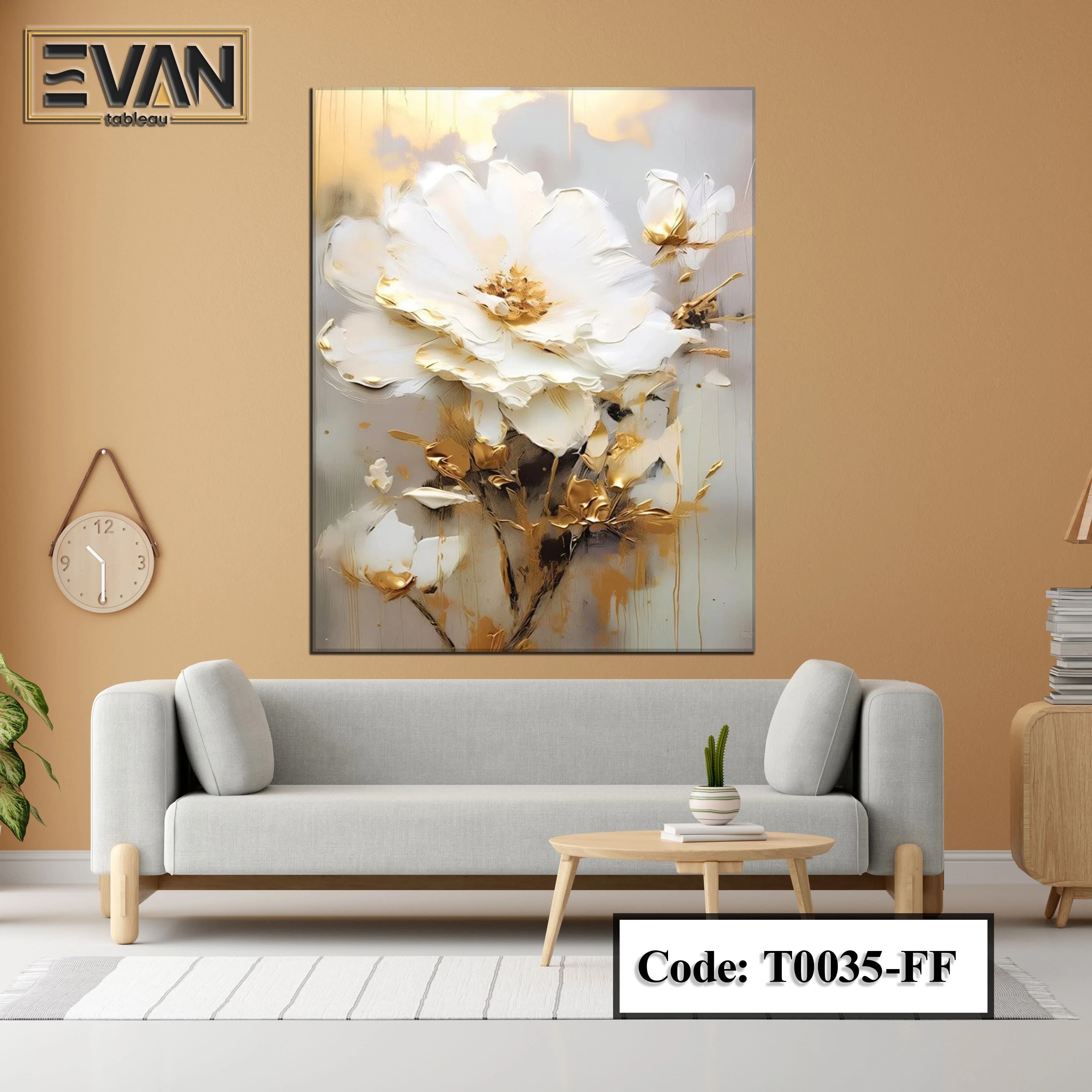 Flower Wall Art Canvas Print