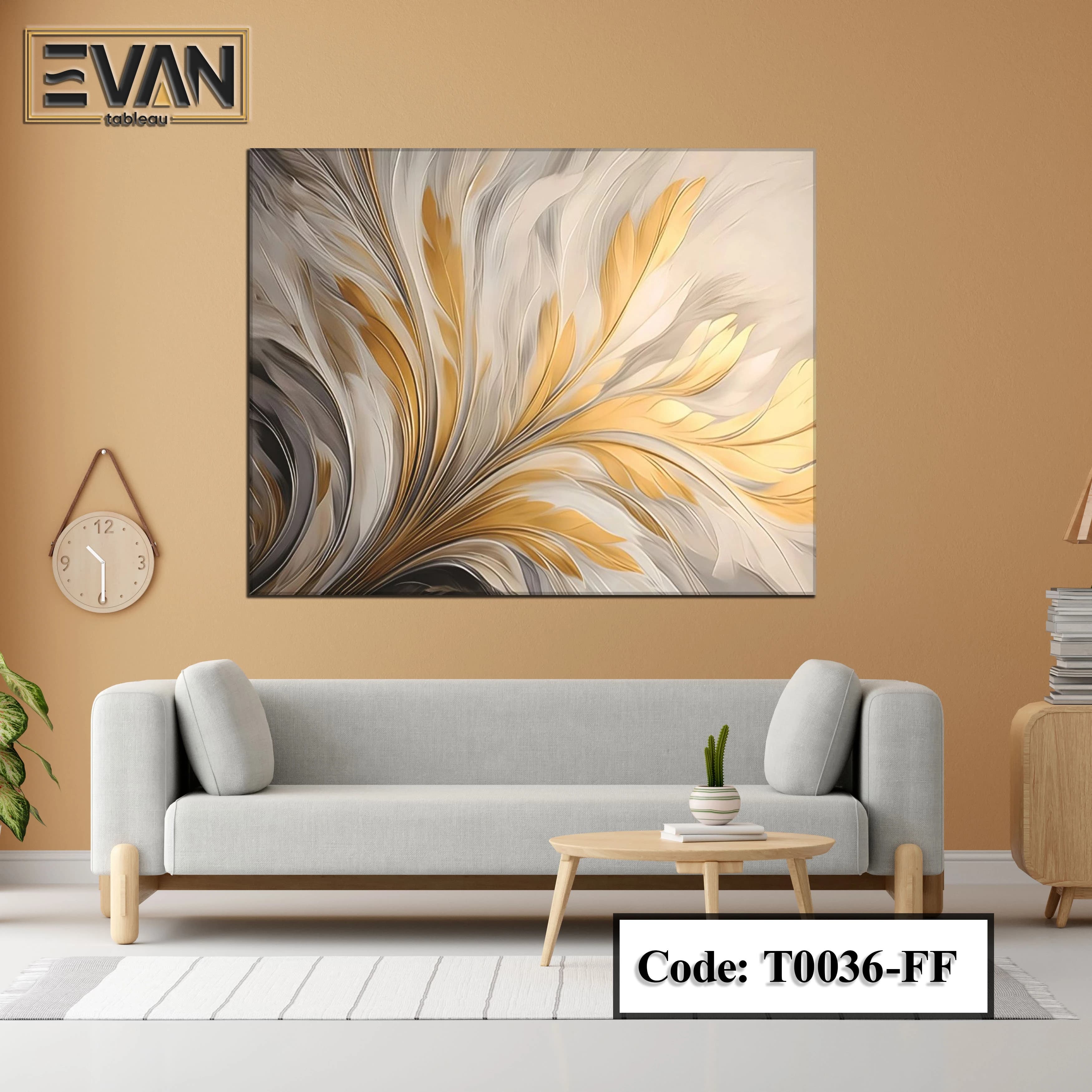 Feather Wall Art Canvas Print