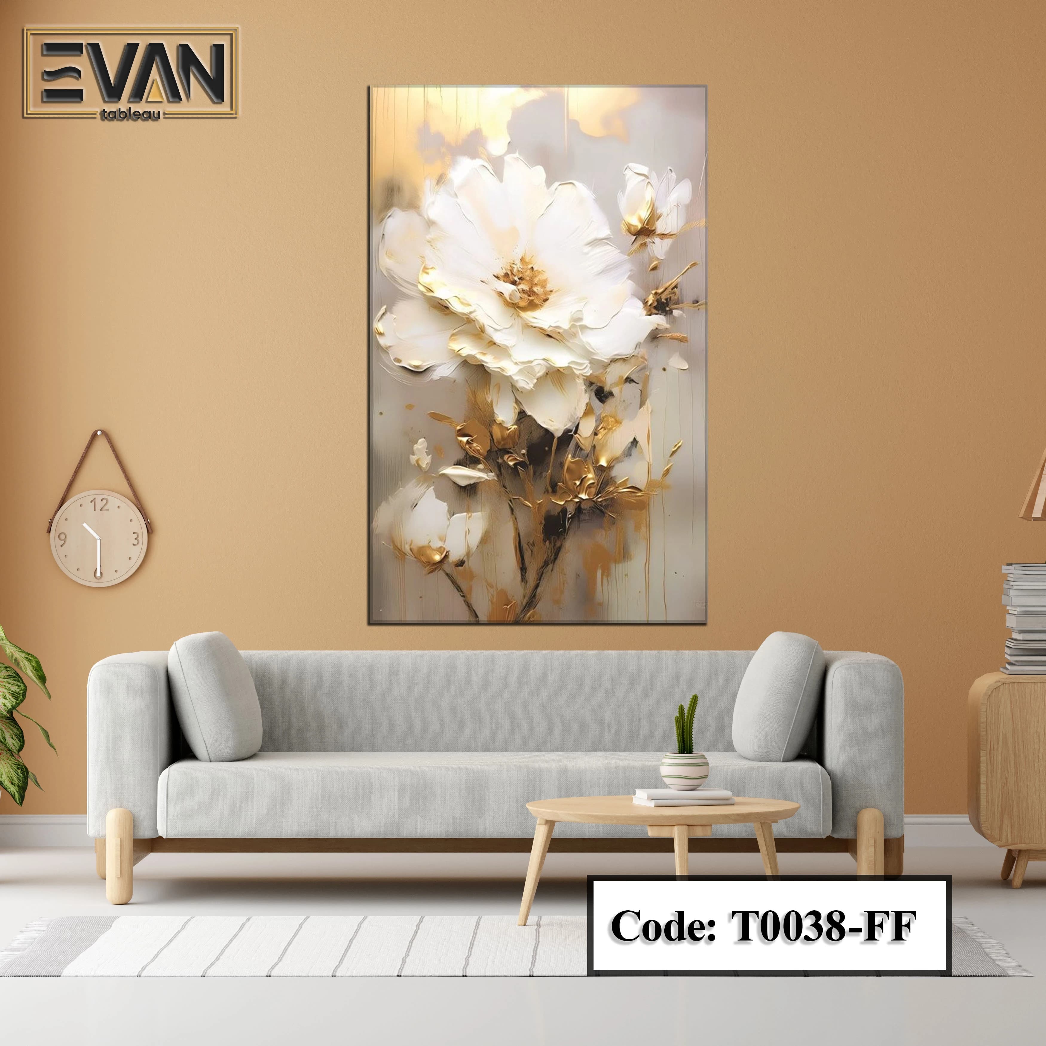 Flower Wall Art Canvas Print