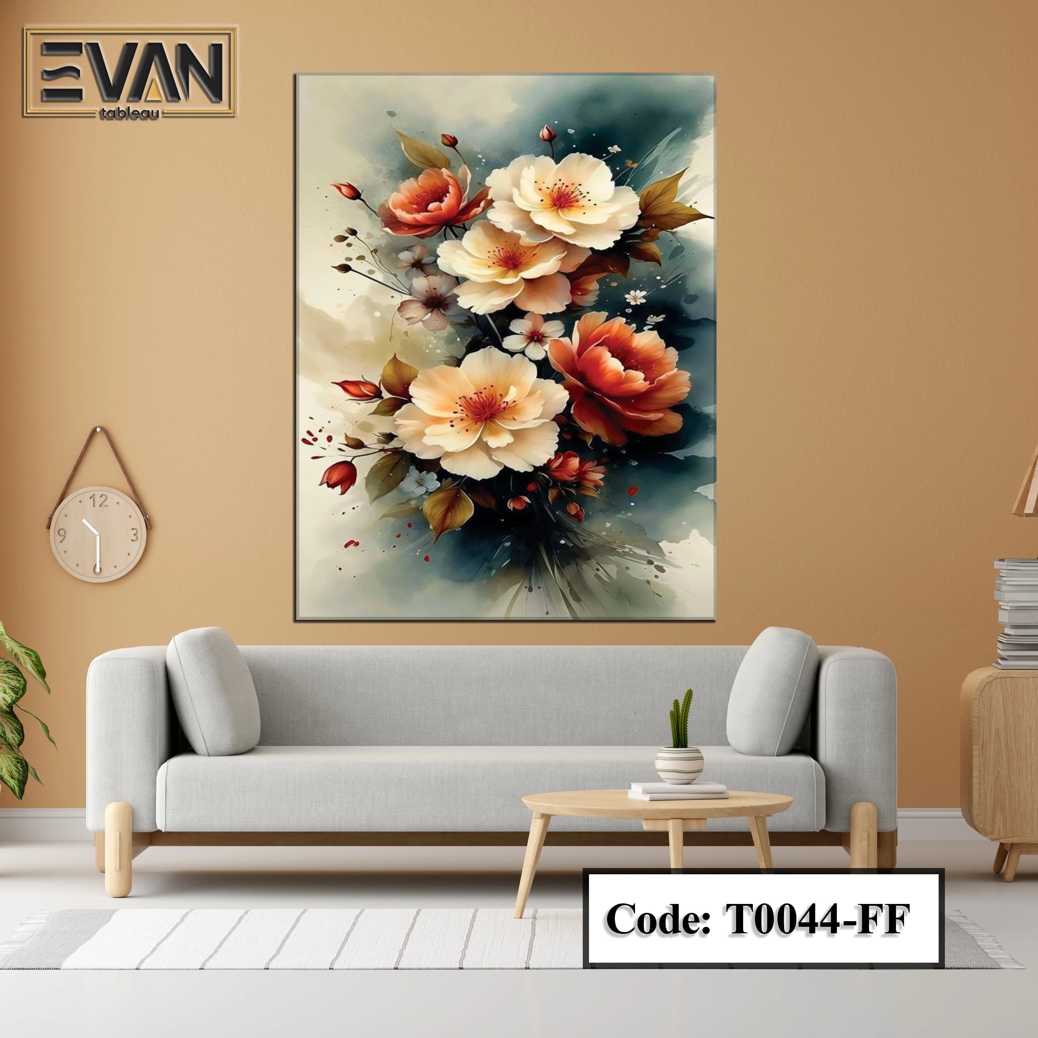 Flower Wall Art Canvas Print