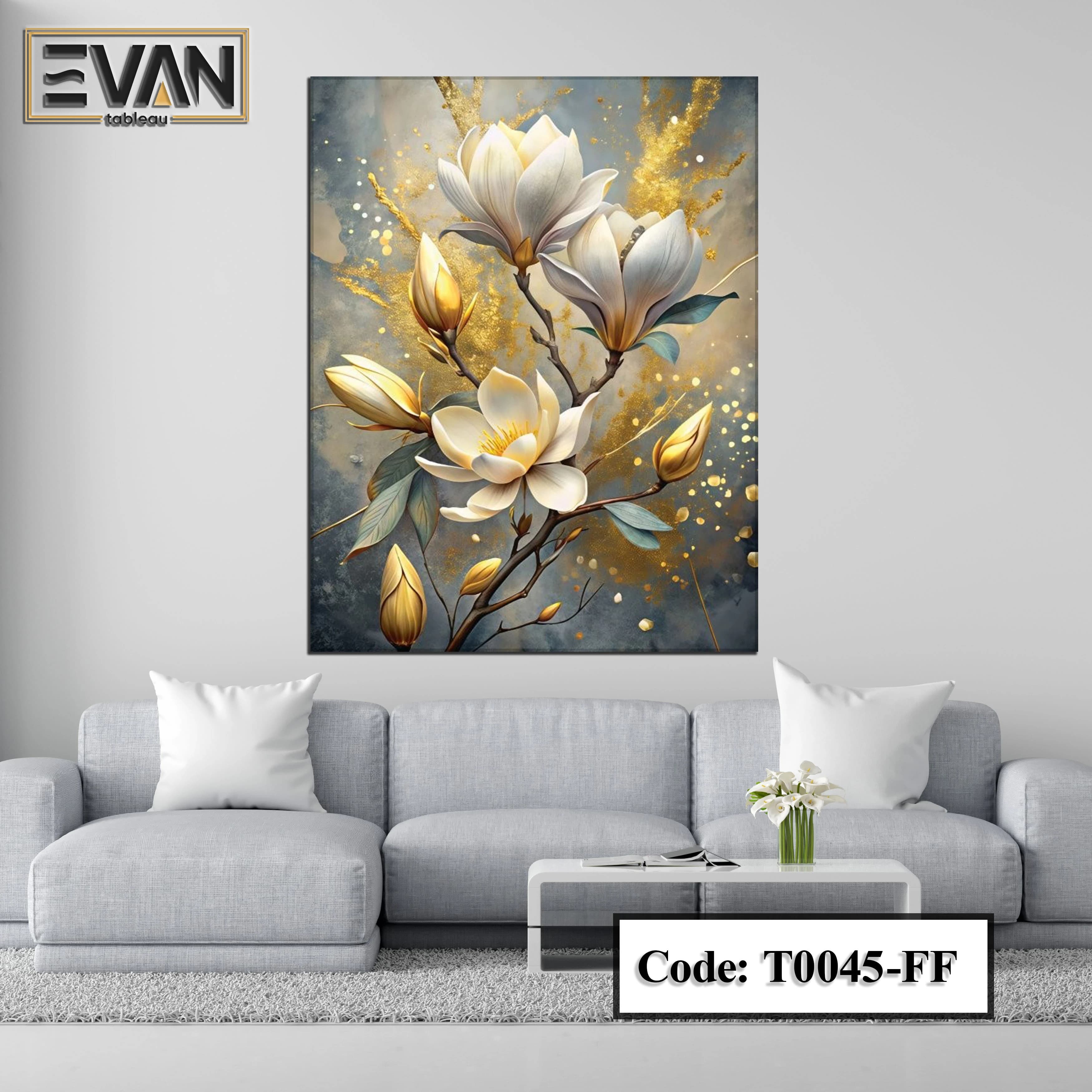 Flower Wall Art Canvas Print