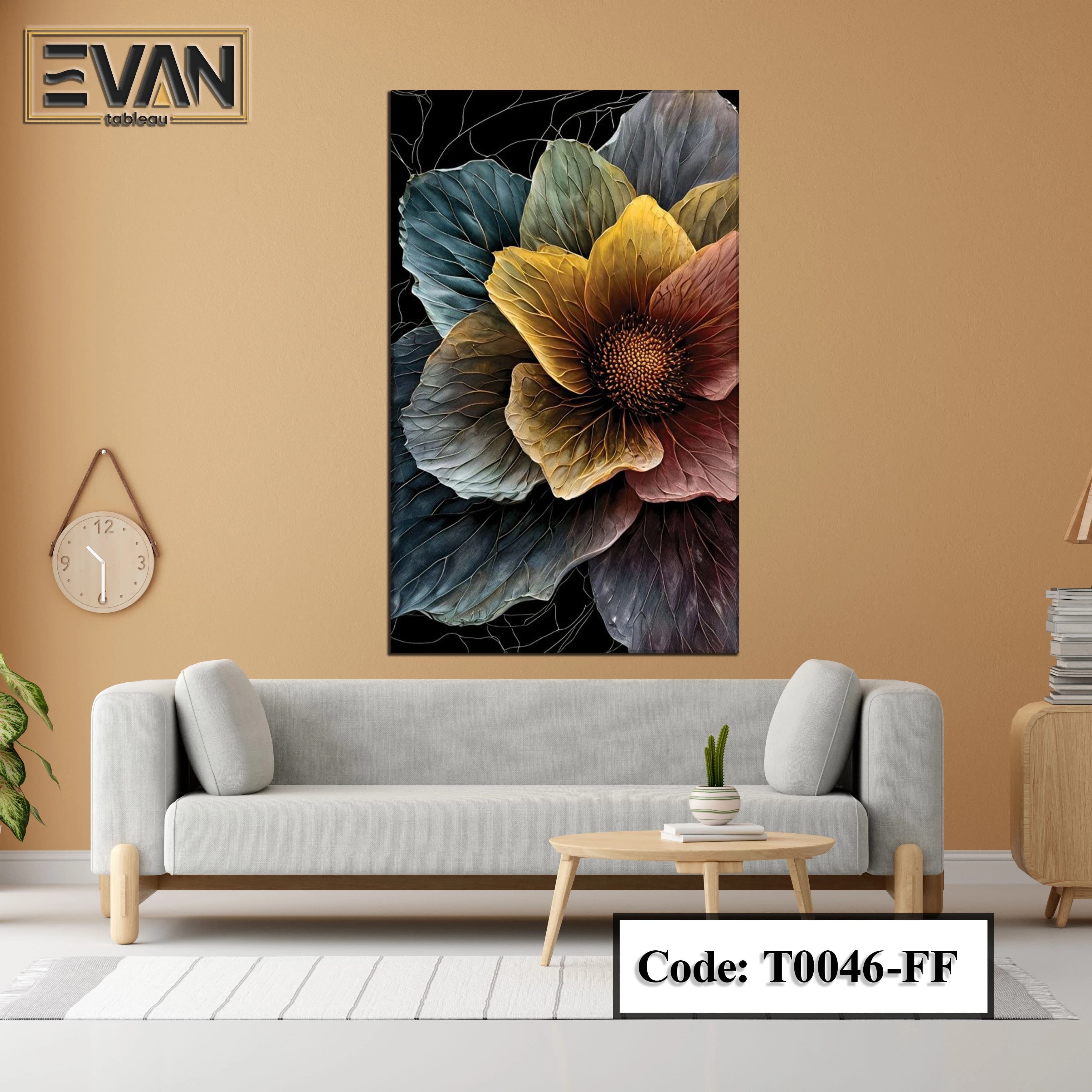 Flower Wall Art Canvas Print
