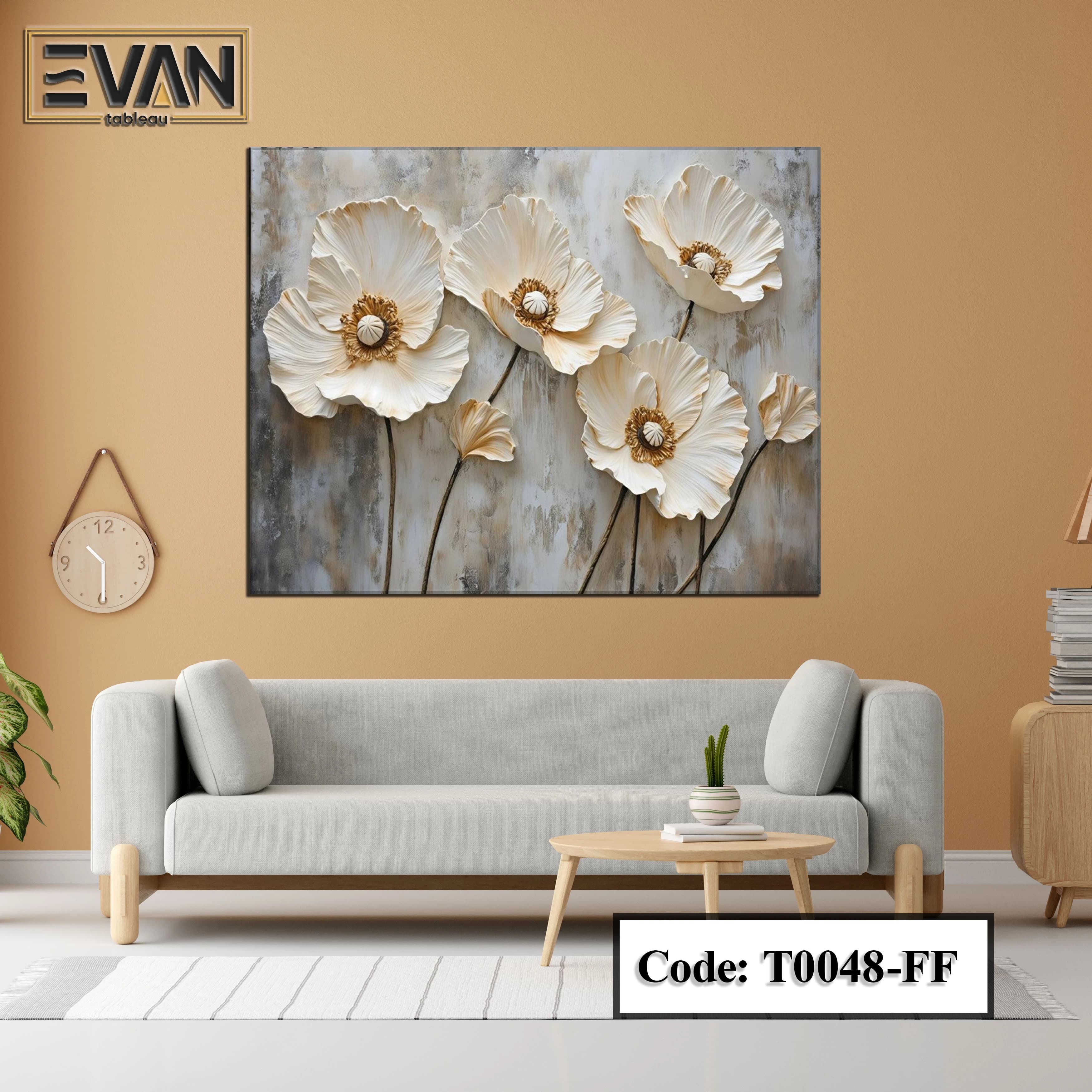 Flower Wall Art Canvas Print
