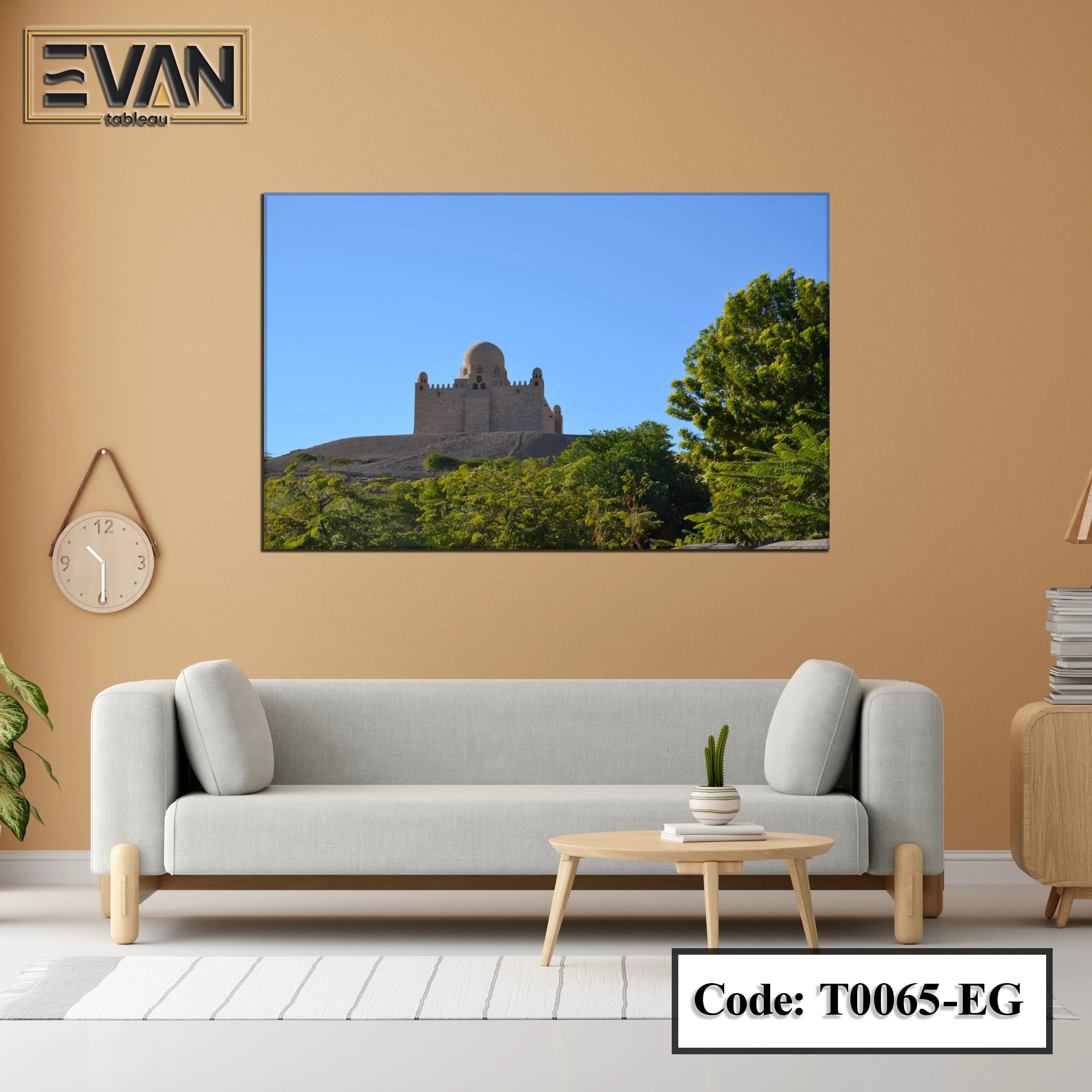 Egyptian Wall Art Canvas Print