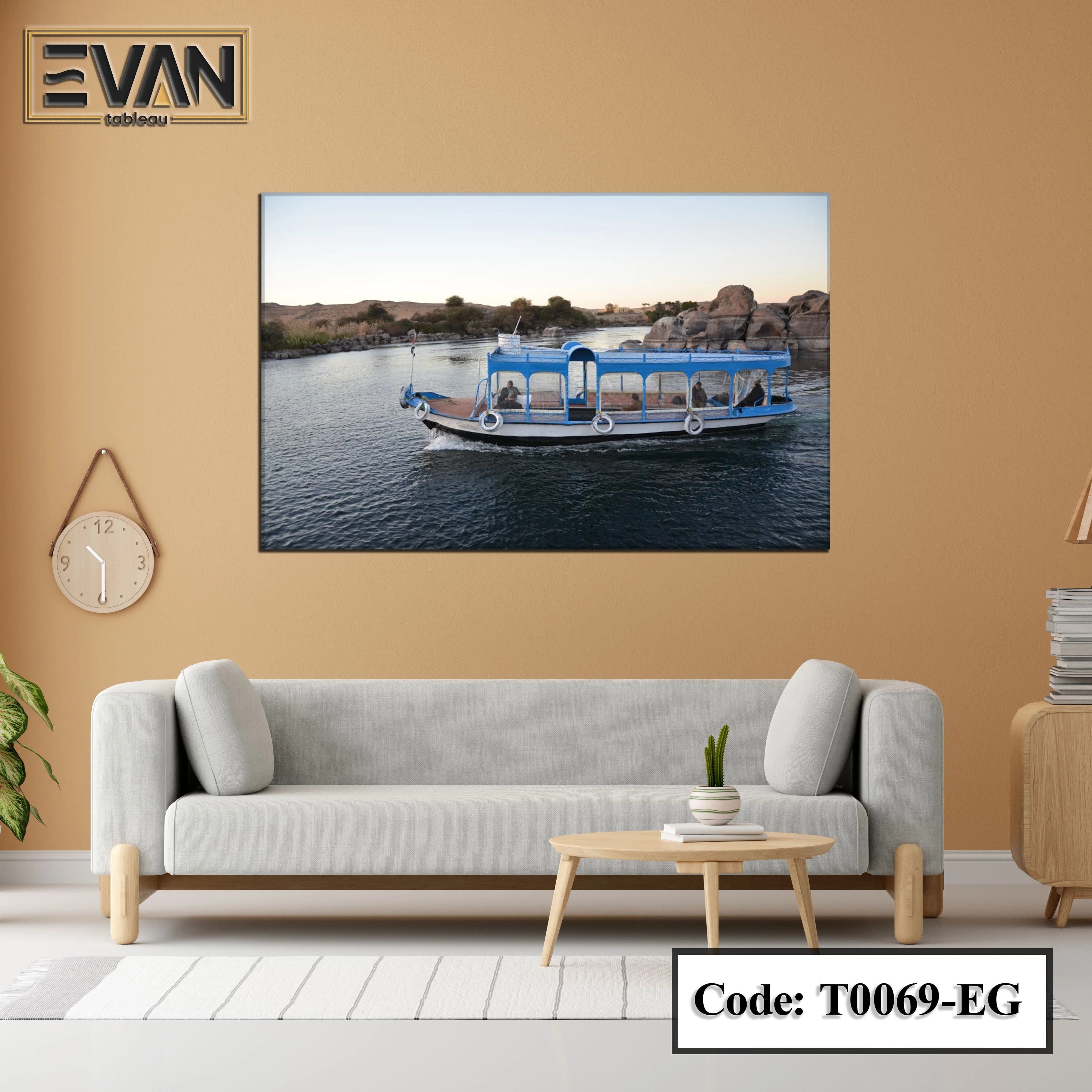 Egyptian Wall Art Canvas Print