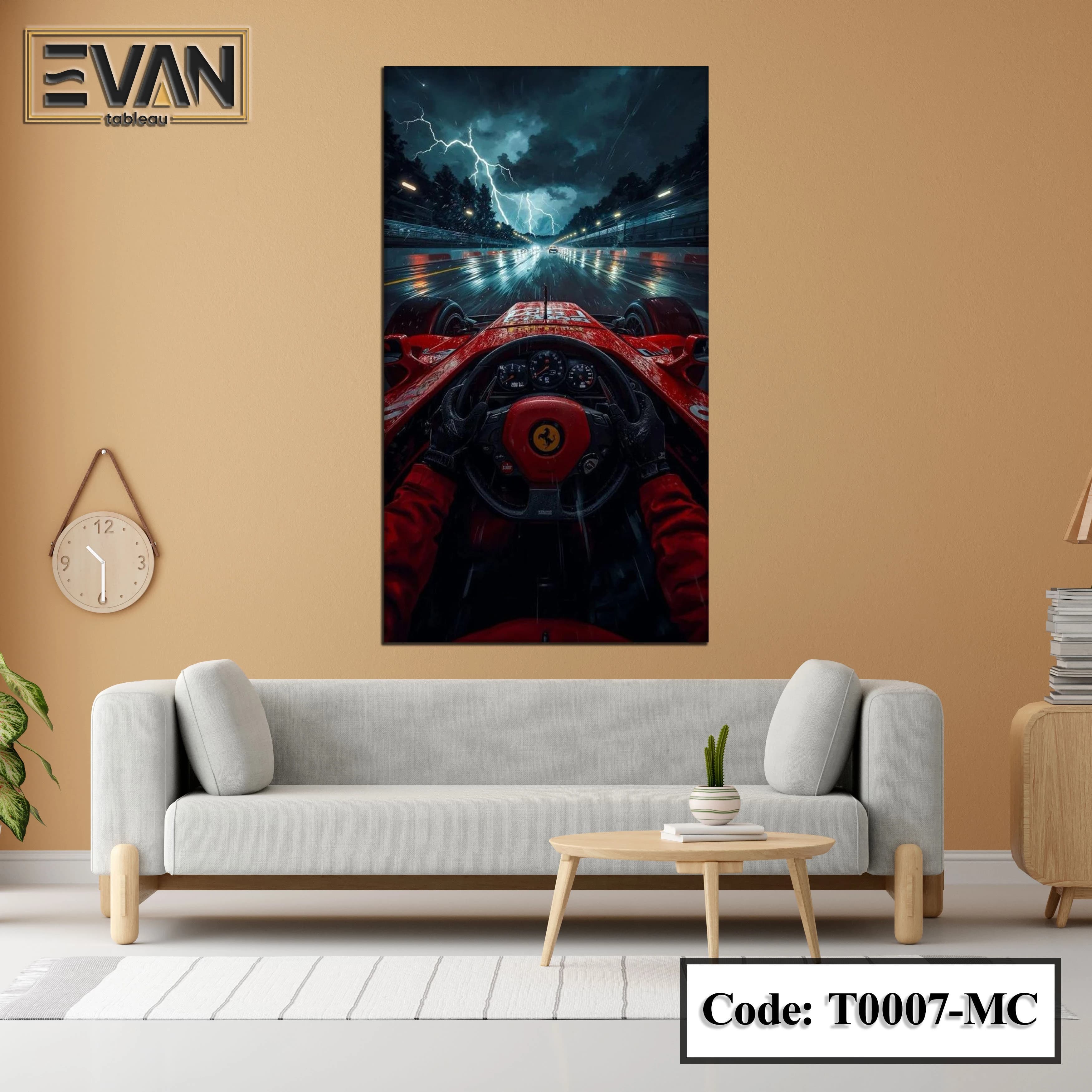 Formula-1 & Professional Racing Wall Art Canvas Print