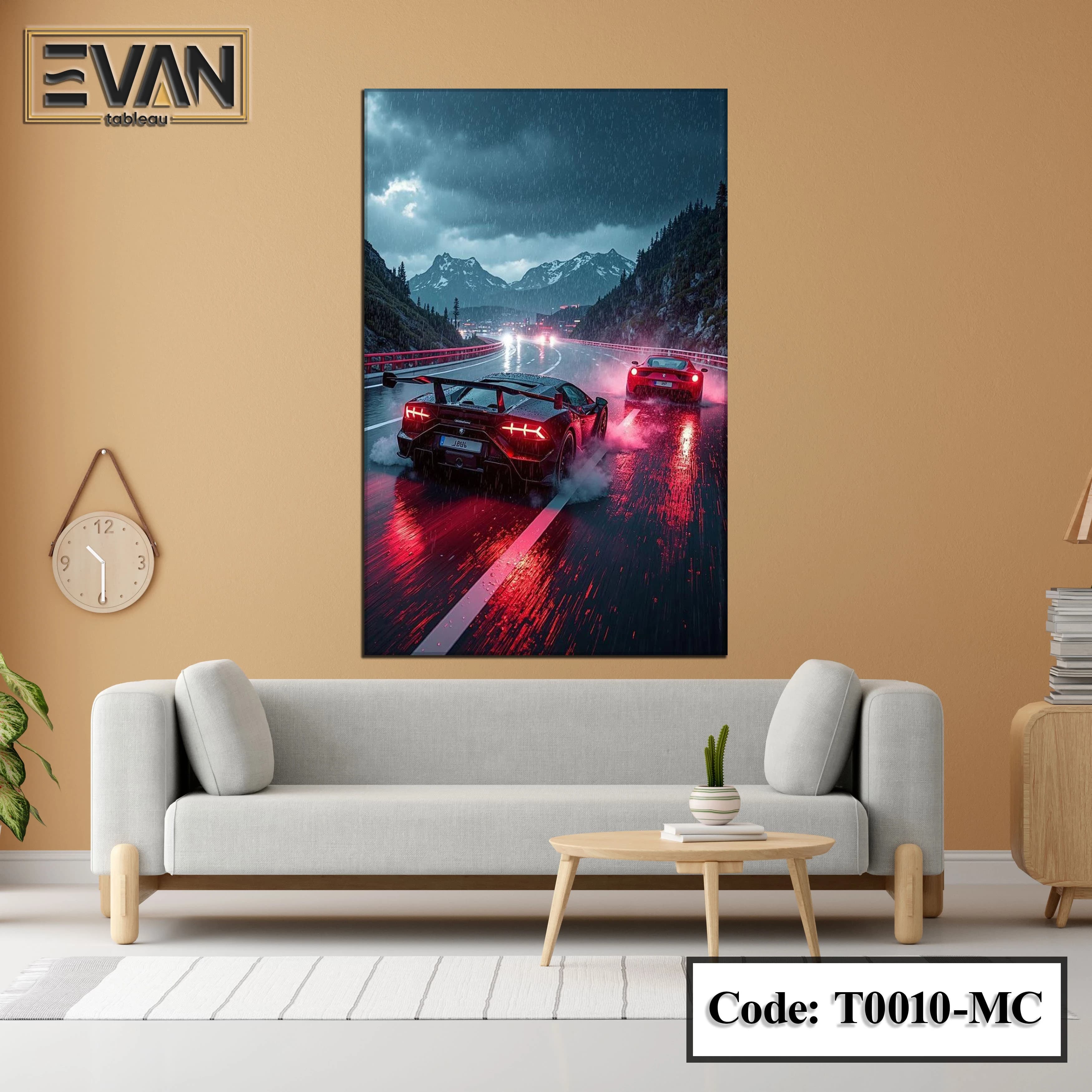 Supercars & Sports Cars Wall Art Canvas Print