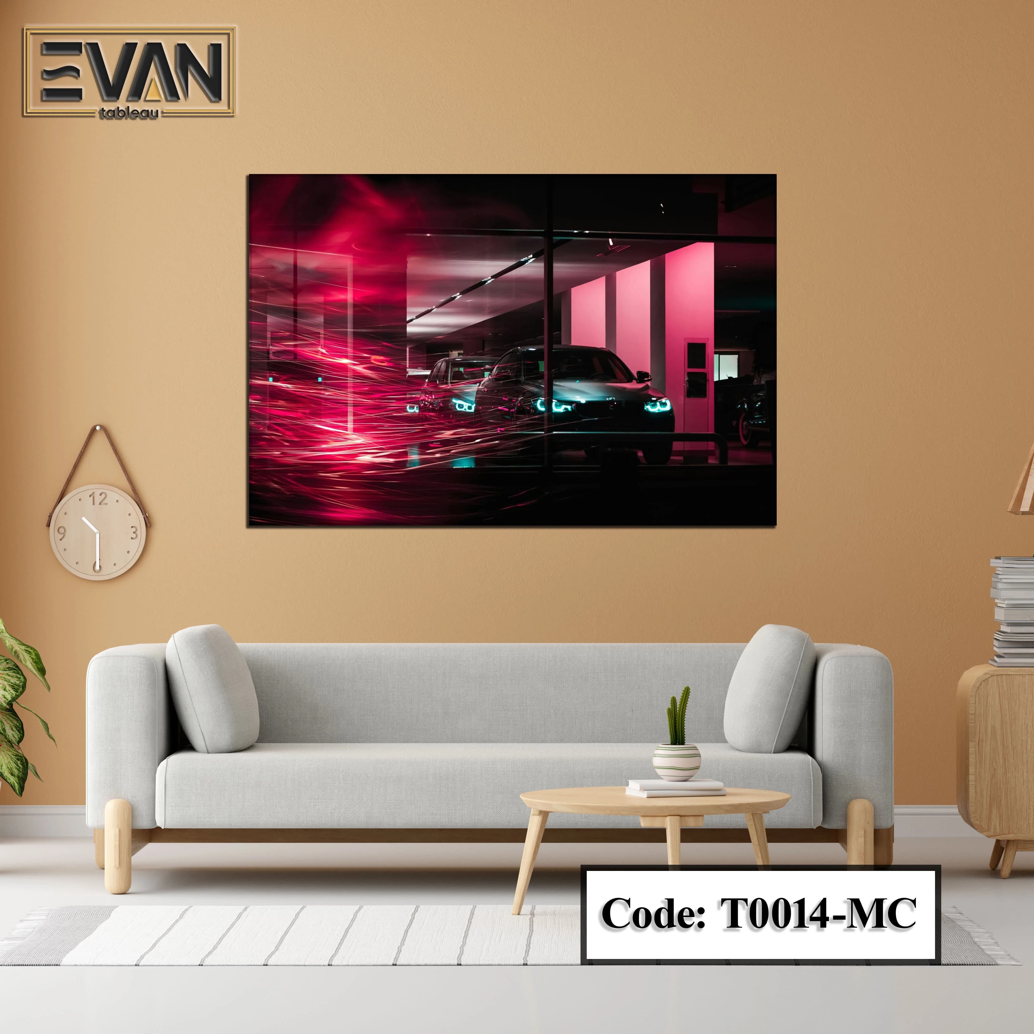 Infrastructure, Showroom, SUV Wall Art Canvas Print
